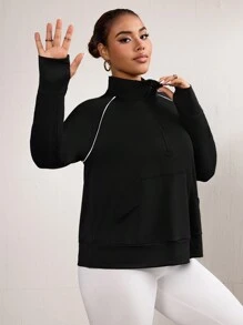 Rhythm Era 女式大码秋季健身运动长袖运动衫