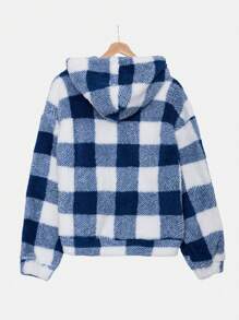 Chiquease Veste à capuche avec poches à zip, style mode minimaliste pour un port casual au quotidien