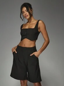 MISSGUIDED Conjuntos de dos piezas para mujer - Negro - Ver 5