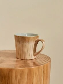 Cirelle 1pc Gradient Color Mug Ceramic Coffee Cup Simple Home Water Cup Dishwasher Friendly And Microwaveable,Rama Table Decor, Mother's Day Gift, Special Gift, High-End Cafe Supplies - Multicolor - View 1