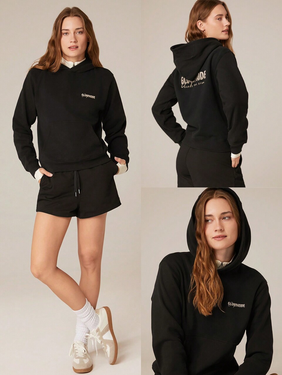 Everyday Fleece Regular Bundle Up Long-Sleeve Graphic Hoodie Sweatshirt Daily Casual Fall Winter