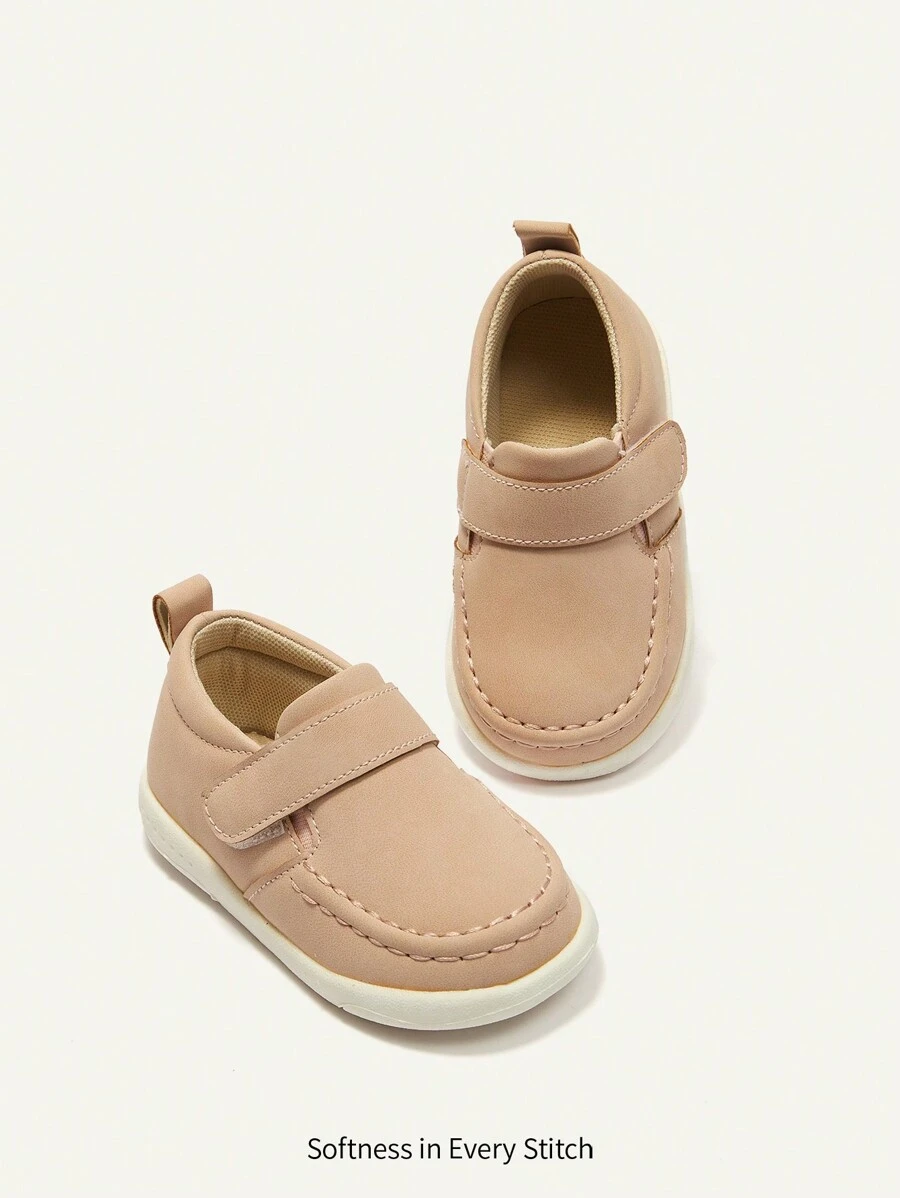 Cozy Pixies 4 季女童休闲柔软舒适粉色平底便鞋 - 粉色 - 查看 1