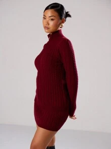 MUSERA Suéteres de mujer Y2K, casuales y lindos de , estilo de los 90 - Burdeos - Ver 5