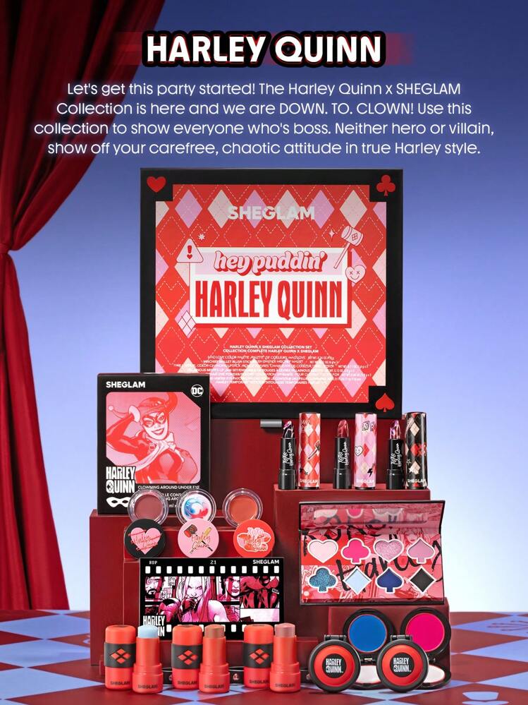 Harley Quinn X SHEGLAM Villainous Misfits Lip Jam Conjunto 3 PeçAs Brilho Labial Hidratante Antiaderente Cuidados Labiais Hidratante Lip Honey Lip Combo Marca Beleza Maquiagem Maquiagens CosméTico Para Mulheres E Garotas Perfeito Para Outono E Inverno Ideal Para Y2K Moda Elegante Adequado Para AniversáRio Dia Das MãEs Carnaval Prenda Festa De Pronto Melhor Cor - Multicolorido - Visão 8