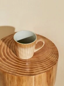 Cirelle 1pc Gradient Color Mug Ceramic Coffee Cup Simple Home Water Cup Dishwasher Friendly And Microwaveable,Rama Table Decor, Mother's Day Gift, Special Gift, High-End Cafe Supplies - Multicolor - View 4