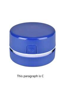 1 件迷你桌面吸尘器，铅笔屑和橡皮擦清洁助手，电动清洁器，学生用桌面键盘清洁器，返校 - 彩色 - 查看 13