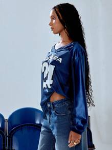 MUSERA 24' Logo Sports Jersey T-Shirt Casual Summer