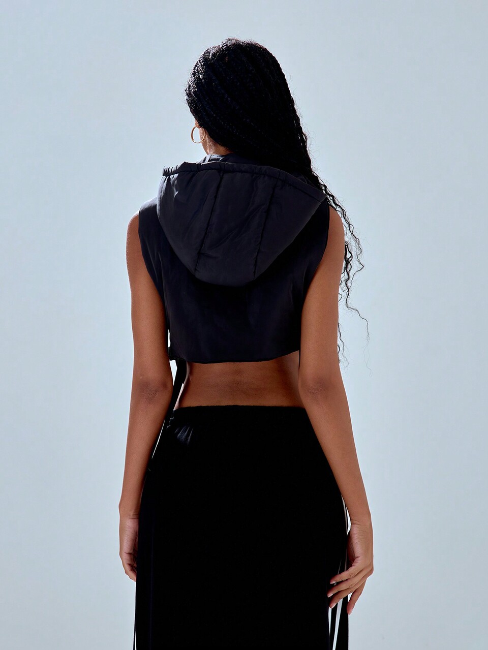 Zip Through Puffer Gilet Winter Evening