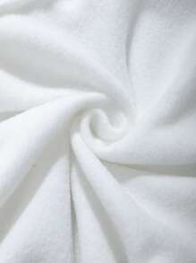 INAWLY 女士字母印花束口褲 - 白色 - 查看 5