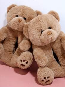 SHUZIA Women Shoes Close Toe Brown Bear Ankle Slippers Women Indoor Slippers - Brown - View 2