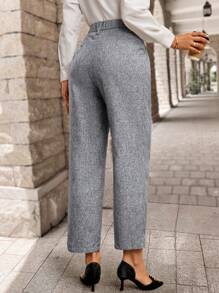 EMERY ROSE 休闲简约商务通勤锥形裤