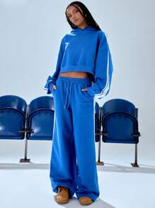 MUSERA Spodnie dresowe z szerokimi nogawkami i paskami po bokach, idealne na wakacje na lotnisku, na co dzień na Święto Dziękczynienia