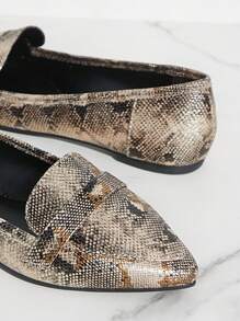 SHUZIA Zapatos planos de punta puntiaguda versátiles y casuales