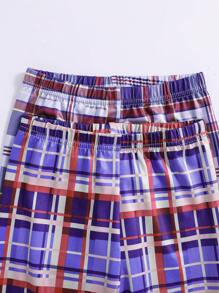 SHEIN Bộ đồ ngủ dài tay in họa tiết thể thao vừa vặn thoải mái cho bé trai 2 món, đồ mặc ở nhà & đồ ngủ thường ngày, cho Giáng sinh - Nhiều màu - Xem 7
