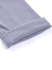 DAZY Women's Solid Color Elastic Waist Casual Leggings With Thermal Lined