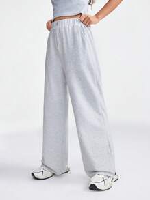 Coolane Kids Teen Solid Color Patch Long Pants, Casual Daily Wear