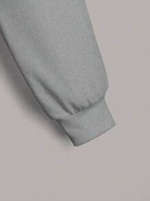 Muchica Set de 2 sudaderas básicas de punto con cuello redondo para mujer - Azul Marino - Ver 4