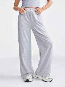Coolane Kids Teen Solid Color Patch Long Pants, Casual Daily Wear