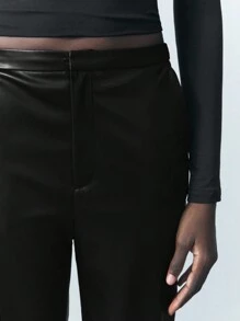 Maija Pantalon décontracté simple de couleur unie pour femme, tenues d'automne