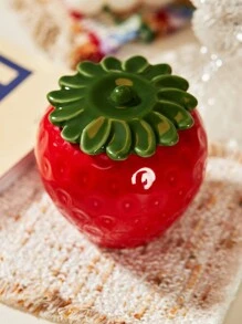 Zazumi 1 pieza Vela con forma de fresa, adecuada para decoración del hogar, regalo de Navidad