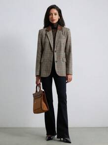Aveloria Modichic Áo khoác Blazer nữ cổ bẻ sang trọng thanh lịch cổ điển giản dị ôm vừa vặn - Nhiều màu - Xem 1