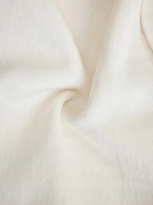 SHEIN Tween Girls Spring/Summer /Basic Knit Thermal Lined Keep Warm Beige Wide Leg Sweatpants - Apricot - View 6