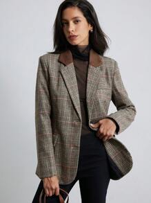 Aveloria Modichic Áo khoác Blazer nữ cổ bẻ sang trọng thanh lịch cổ điển giản dị ôm vừa vặn - Nhiều màu - Xem 2