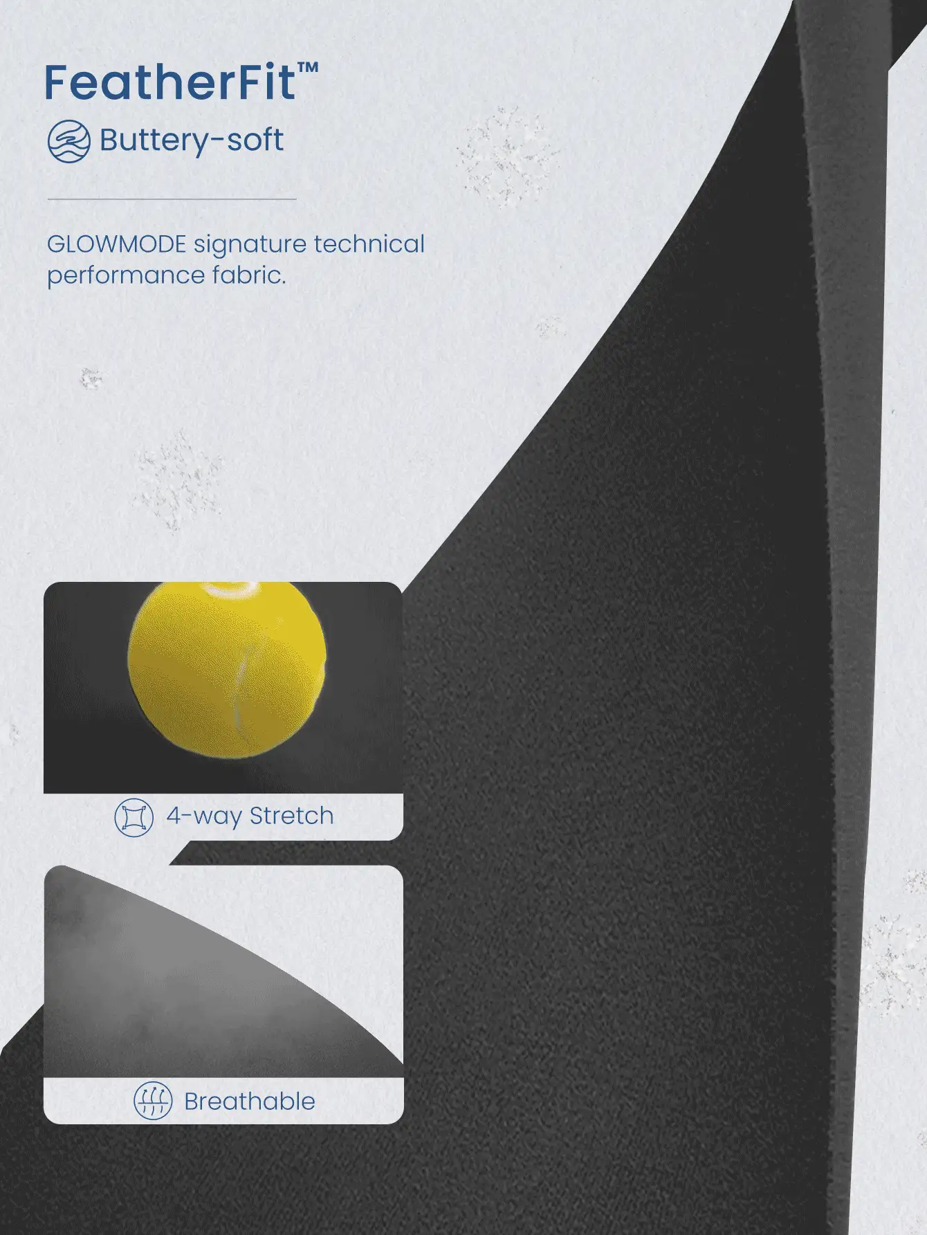 GLOWMODE FeatherFit™ Joyful Cutout Built-In Cups Tank Top Christmas Gifts Holiday  Low Impact Yoga Daily Spring Summer - Black - View 4