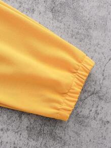 SHEIN 6pcs Boys Drawstring Solid Color Ankle-Tie Long Pants - Multicolor - View 6