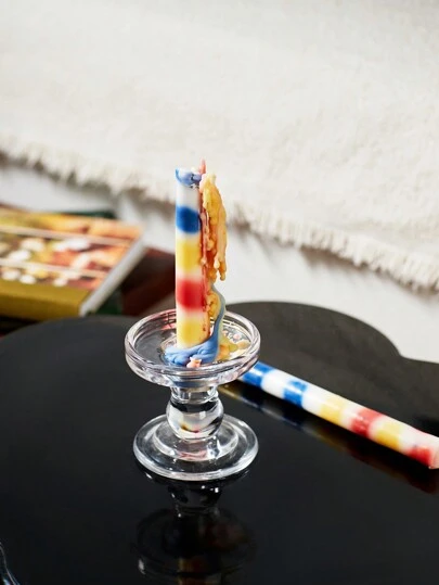 Joivida 2pcs/Set 25cm Abstract Creative Water Color Style Teardrop Candles, Summer Spring Bright Color, Colorful Smokeless Candle For Candlelight Dinner, Home Use, Table Decor, Perfect For Wedding, Festival, Christmas, Birthday Party, Valentine's Day Decor,Rama Table Decor