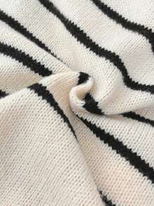 SHEIN Frenchy Plus Size V-Neck Pullover Sweater, Minimalist Fashion Casual For Daily Wear, For Winter