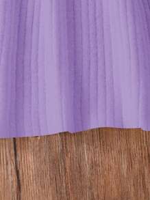 Tween Girls Fashion Casual Elegant Solid Color Knit Dress, Geschikt voor Verschillende Gelegenheden Met Franse Aristocratische En Koninklijke Stijl, Sierlijk En Verfijnd