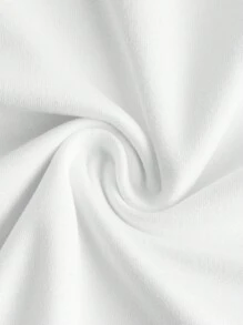 SHEIN EZwear 3 chiếc áo thun dài tay ôm sát cổ chữ U giản dị màu đen, nâu, trắng, thích hợp cho mùa xuân, thu, đông - Nhiều màu - Xem 3