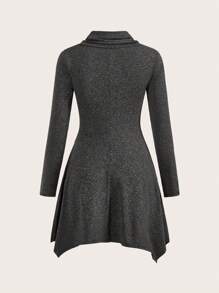 EMERY ROSE Women Short Casual Dress, Minimalist & Fashionable For Everyday Wear Fall Cloth For Women