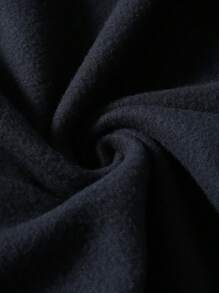 Manfinity Sport Corelite Áo khoác hoodie thêu chữ màu đơn giản phong cách bạn trai dành cho nam, có khóa kéo phía trước, lót giữ nhiệt, dành cho mùa thu/đông - Nhiều màu - Xem 6
