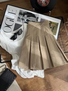 Comfortcana Talla grande Falda fruncido