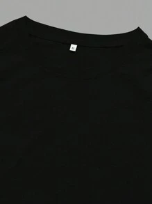 Manfinity Sport Corelite Boyfriend Style Men's Crew Neck Long Sleeve Letter Print Casual Sweatshirt