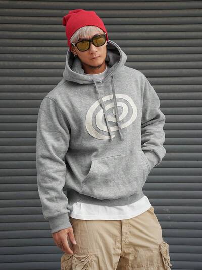 Men's Long Sleeve Pocket Hoodie, Casual And Minimalist For Daily Wear,Fall Clothes