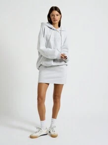 AiiRZ Cozy Debossed Lettering Pullover Hoodie Motivational Statement Loungewear Drawstring Long Sleeve Athletic Workout Autumn Winter Casual Sports