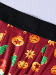 5pcs/Set Men's Casual Tart Print Comfortable Briefs - Multicolor - View 4