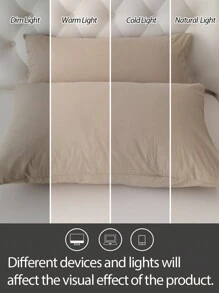 1 Stück Kissenbezug, garngefärbter Kissenbezug, Umschlagkissen, für Schlafzimmer