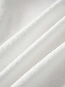 SHEIN EZwear 2 件大码女式字母印花运动衫和运动裤套装 - 棕色 - 查看 8