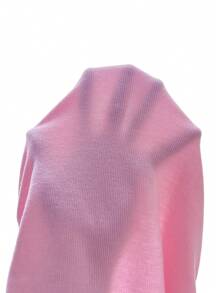 SHEIN EZwear Của phụ nữ Màu thuần Ống ngọn - Hồng - Xem 6