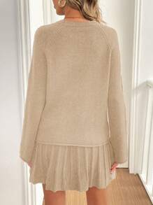 Calvaya 2 stuks/set College Style Dames Trui + Rok Set