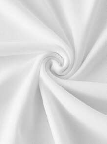 SHEIN MOD 女士复古红色花卉针织连衣裙，女士黑色长裙，舞会礼服，连衣裙，派对礼服，太阳裙 - 白色 - 查看 4