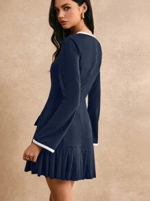 Poéselle Vestido casual corto para mujer, minimalista y elegante para uso diario