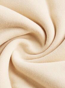 SHEIN 3-pack Tween Girls Slim Fit Mysiga termofodrade borstade leggings - Brun - Visa 5