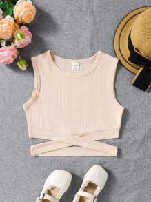 Wildeya Ärmellose, anliegende Spaghettiträger Tanktop für Tween-Mädchen in schlichter Farbe, minimalistisch, lässig, für Alltag, Urlaub, Sommer, Reisen