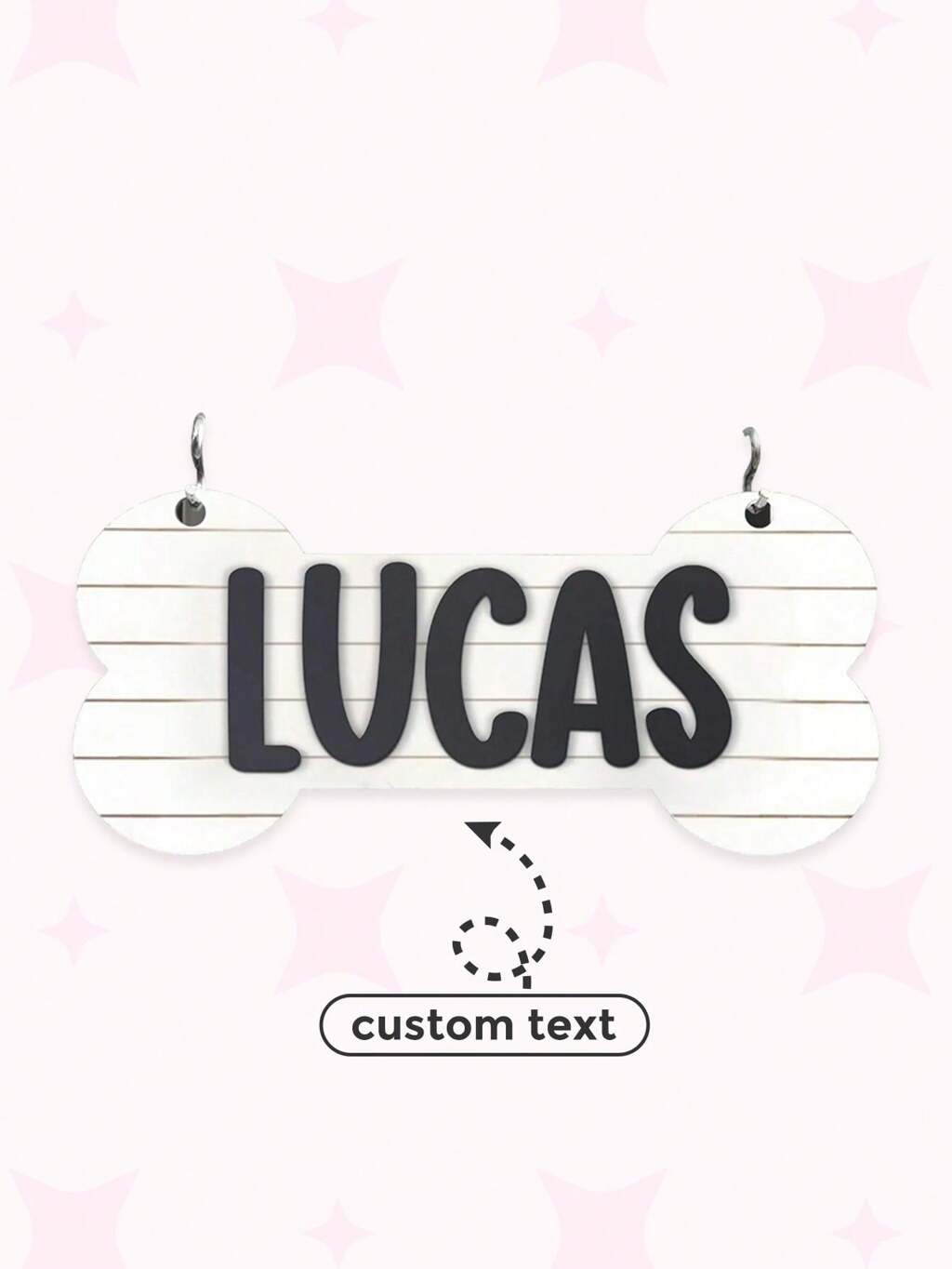 Personalized Dog Cage Name Tags, Customized Pet Identification Tags, Customized Crate Tags, Customized Dog Bone Name Tags, Customized Kennel Name Tags
