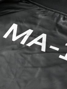 Manfinity Sport Corelite Chaqueta deportiva casual con cremallera y cuello de béisbol de unicolor y manga larga para hombres - Negro - Ver 6